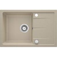 DEANTE ZRD_7113 ZLEW. LEDA PIASKOWY GRANIT 1K Z/O 670x440x152, 3,5" + OSPRZĘT