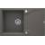 DEANTE ZQN_T113 ZLEW.ANDANTE ANTRACYT METALIK GRANIT 1K Z/O 780X490X194+SPACE SAVER - NOWOŚĆ