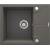 DEANTE ZQN_T11A ZLEW.ANDANTE ANTRACYT METALIK GRANIT 1K Z/KO 590x490x194+SPACE SAVER - NOWOŚĆ