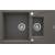 DEANTE ZQN_T513 ZLEW.ANDANTE ANTRACYT MET. GRANIT 1,5K Z/O 780X490X194+SPACE SAVER - NOWOŚĆ