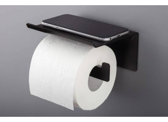 DEANTE ADM_N221 MOKKO NERO UCHWYT NA PAPIER Z PÓŁKĄ, ŚCIENNY - NOWOŚĆ