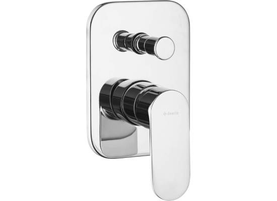 Bateria DEANTE BGA_044P ALPINIA CHROM NATRYSKOWA PODTYNKOWA Z PRZEŁĄCZNIKIEM NATRYSKU