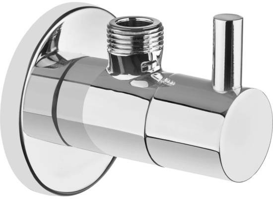 DEANTE ZAWÓR KĄTOWY OZDOBNY Z GŁOWICĄ CERAMICZNĄ OKRĄGŁY Z FILTREM 1/2 - 3/8