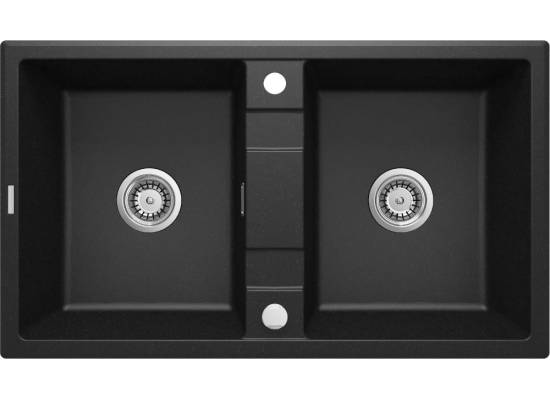 DEANTE ZQE_G203 ZLEW. ERIDAN GRAFIT MET.GRANIT 2K B/O 860x500x200, 3,5"+SPACE SAVER LUX - NOWOŚĆ