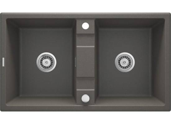 DEANTE ZQE_T203 ZLEW.ERIDAN ANTRACYT MET.GRAN 2K B/O 860x500x220, 3,5"+SPACE SAVER LUX - NOWOŚĆ