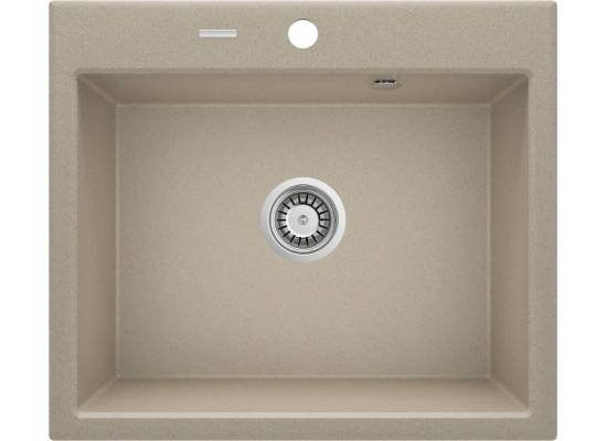 DEANTE ZLEW. ANDANTE PIASKOWY GRANIT 1K 600x520x197 + SPACE SAVER