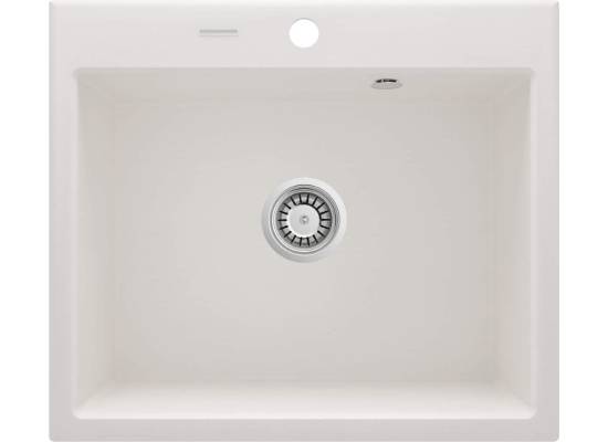 DEANTE ZLEW. ANDANTE ALABASTER GRANIT 1K 600x520x197 + SPACE SAVER