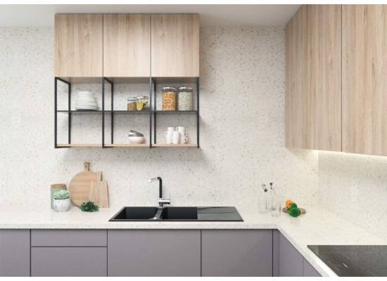 DEANTE ZQN_G213 ZLEW.ANDANTE GRAFIT MET.GRANIT 2K Z/O 1160x500x210,3,5