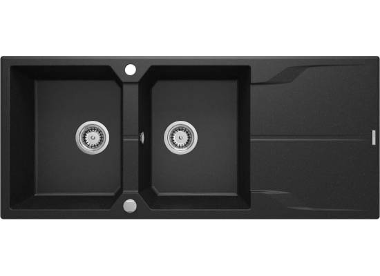 DEANTE ZQN_G213 ZLEW.ANDANTE GRAFIT MET.GRANIT 2K Z/O 1160x500x210,3,5"+SPACE SAVER
