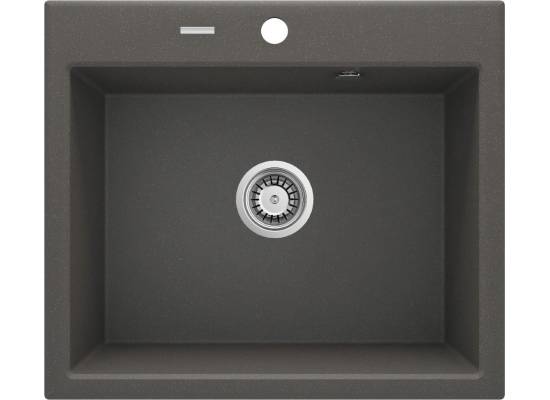 DEANTE ZQN_T103 ZLEW.ANDANTE ANTRACYT METALIK GRANIT 1K 600x520x210 + SPACE SAVER - NOWOŚĆ