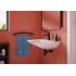 DEANTE VITAL UCHWYT CZARNY PRZYŚCIENNY Z MIEJSCEM NA RĘCZNIK