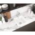 DEANTE ZLEW. SABOR CERAMICZNY BIAŁY 1K B/O 475x450x180 + SPACE SAVER