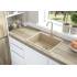 DEANTE ZLEW. ANDANTE PIASKOWY GRANIT 1K 600x520x197 + SPACE SAVER