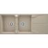 DEANTE ZQN_7213 ZLEW.ANDANTE PIASKOWY GRANIT 2K Z/O 1160x500x210, 3,5"+SPACE SAVER - NOWOŚĆ
