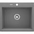 DEANTE ZLEW. ANDANTE SZARY METALIK GRANIT 1K 600x520x197 + SPACE SAVER