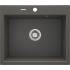 DEANTE ZQN_T103 ZLEW.ANDANTE ANTRACYT METALIK GRANIT 1K 600x520x210 + SPACE SAVER - NOWOŚĆ