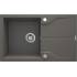 DEANTE ZQN_T113 ZLEW.ANDANTE ANTRACYT METALIK GRANIT 1K Z/O 780X490X194+SPACE SAVER - NOWOŚĆ