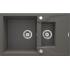 DEANTE ZQN_T513 ZLEW.ANDANTE ANTRACYT MET. GRANIT 1,5K Z/O 780X490X194+SPACE SAVER - NOWOŚĆ