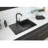 DEANTE ZRD_2113 ZLEW. LEDA GRAFITOWY GRANIT 1K Z/O 670x440x152, 3,5