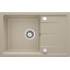 DEANTE ZRD_7113 ZLEW. LEDA PIASKOWY GRANIT 1K Z/O 670x440x152, 3,5" + OSPRZĘT