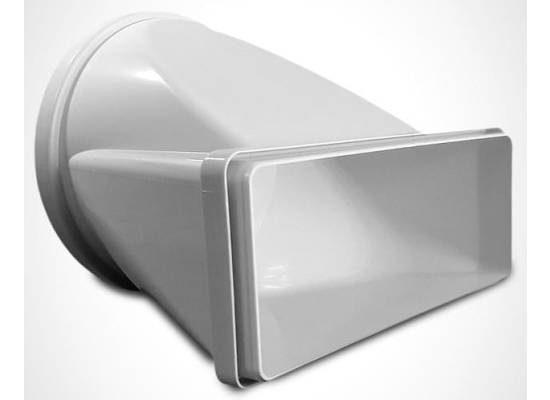 Łącznik ELICA przekrój prostokątny - okrągły 220x90 Ø150 mm (1053Q)