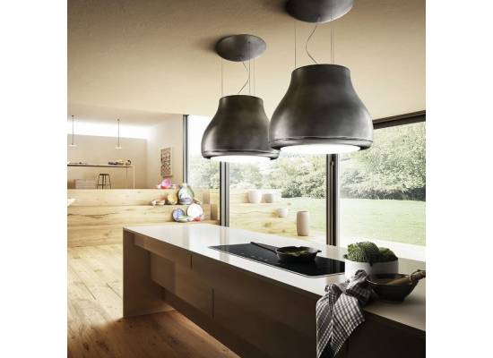 _kupon RABAT %_| Okap wyspowy ELICA SHINING CAST IRON/F/50 metal z efektem żeliwa | 460 m3/h (PRF0120590A)