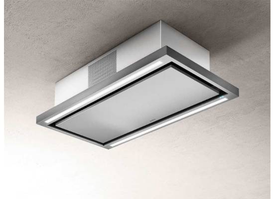 _kupon RABAT %_| Okap sufitowy ELICA CLOUD SEVEN IX/F/90 (pochłaniacz) stal nierdzewna + biała maskownica | 570 m3/h (PRF0141953)