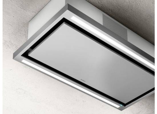 _kupon RABAT %_| Okap sufitowy ELICA CLOUD SEVEN IX/F/90 (pochłaniacz) stal nierdzewna + biała maskownica | 570 m3/h (PRF0141953)
