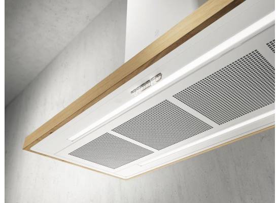 _kupon RABAT %_| Okap przyścienny ELICA BIO WH/A/90 ROVERE biały + rama dąb | 680 m3/h (PRF0147266A)
