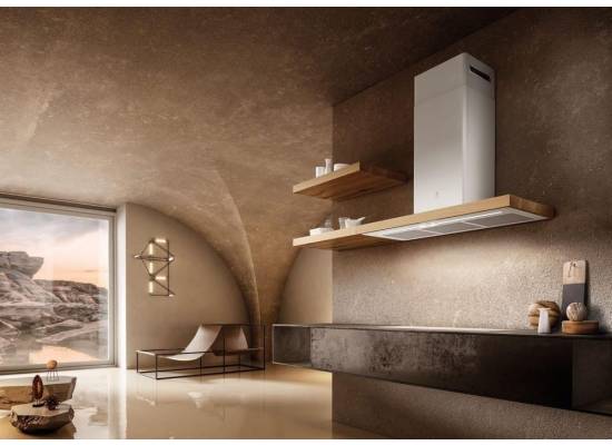 _kupon RABAT %_| Okap przyścienny ELICA BIO WH/A/90 ROVERE biały + rama dąb | 680 m3/h (PRF0147266A)