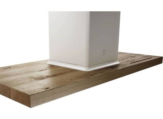 _kupon RABAT %_| Okap wyspowy ELICA BIO ISLAND WH/A/120 ROVERE biały + rama dąb | 680 m3/h (PRF0148081A)