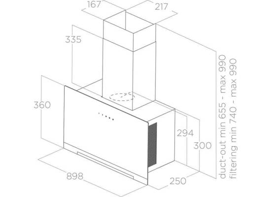 _kupon RABAT %_|_wysyłka 24H*_| Okap przyścienny ELICA APLOMB WH/A/60 białe szkło | 680 m3/h (PRF0166940)