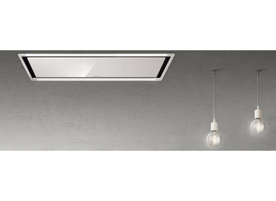 _kupon RABAT %_|_wysyłka 24H*_| Okap sufitowy ELICA HILIGHT GLASS WH/A/100 H30 biały (30 cm wysokość) | 770 m3/h (PRF0146246A)