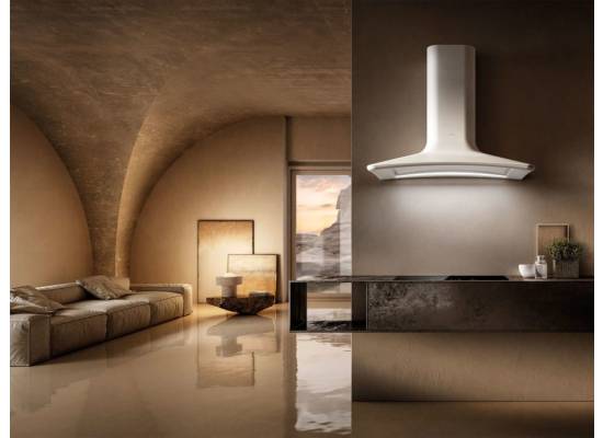 _kupon RABAT %_| Okap przyścienny ELICA SWEET WHITE/A/85 biały matowy + komin | 580 m3/h (PRF0167320)