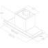 __DODATKOWY RABAT %__ Okap do zabudowy ELICA HIDDEN ADVANCE BL MAT/A/72 czarny (PRF0184107)