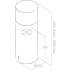 _kupon RABAT %_|_wysyłka 24H*_| Okap wyspowy ELICA TUBE PRO ISLAND BL MAT/A/43 czarny mat | 603 m3/h (PRF0090717B)