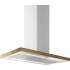 _kupon RABAT %_| Okap wyspowy ELICA BIO ISLAND WH/A/120 ROVERE biały + rama dąb | 680 m3/h (PRF0148081A)