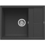 Zlew ELLECI UNICO 125 nero (G40) GRANITEK (LGU12540) *** zamów wycięcie otworów GRATIS ***