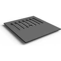 Deska ELLECI HPL szara do BEST 360 | 339x383mm (ATH073GR)