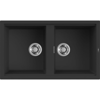 Zlew ELLECI BEST 450 nero (G40) GRANITEK (LGB45040) *** zamów wycięcie otworów GRATIS ***