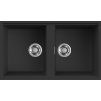 Zlew ELLECI BEST 450 BSO nero (G40) GRANITEK (LGB45040BSO) *** zamów wycięcie otworów GRATIS ***