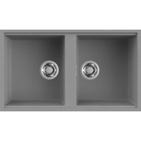 Zlew ELLECI BEST 450 BSO cemento (G48) GRANITEK (LGB45048BSO) *** zamów wycięcie otworów GRATIS ***