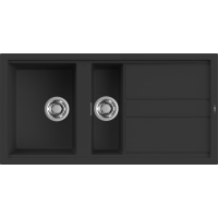 Zlew ELLECI BEST 475 nero (G40) GRANITEK (LGB47540) *** zamów wycięcie otworów GRATIS ***