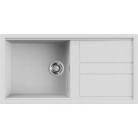 Zlew ELLECI BEST 480 bianco (G68) GRANITEK (LGB48068) *** zamów wycięcie otworów GRATIS ***