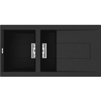 WYLECIAŁO ELLECI - Zlew ELLECI SMART 475 nero (G40) GRANITEK (LGI47540SMT)