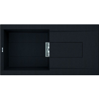 WYLECIAŁO ELLECI - Zlew ELLECI SMART 480 nero (G40) GRANITEK (LGI48040SMT)