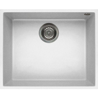 Zlew ELLECI QUADRA 105 BSO bianco (G68) GRANITEK (LGQ10568BSO)