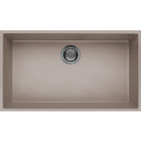Zlew ELLECI QUADRA 130 BSO tortora (G43) GRANITEK (LGQ13043BSO)