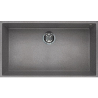 Zlew ELLECI QUADRA 130 BSO cemento (G48) GRANITEK (LGQ13048BSO)