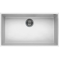 Zlew ELLECI QUADRA 130 BSO bianco (G68) GRANITEK (LGQ13068BSO)